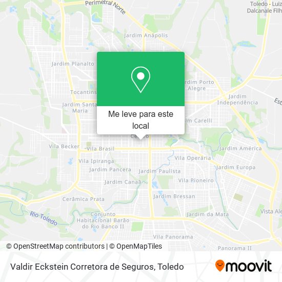 Valdir Eckstein Corretora de Seguros mapa