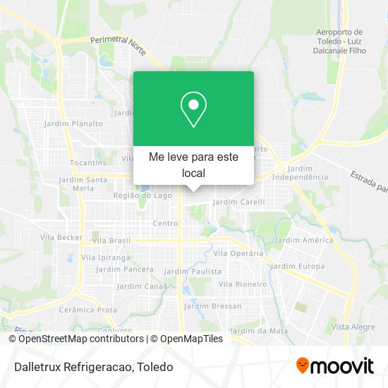 Dalletrux Refrigeracao mapa