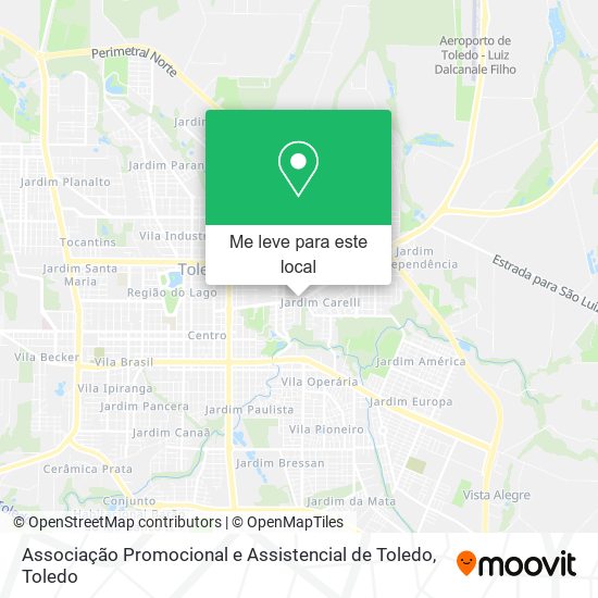 Associação Promocional e Assistencial de Toledo mapa