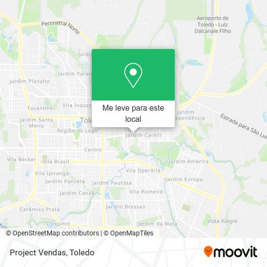 Project Vendas mapa