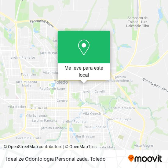 Idealize Odontologia Personalizada mapa