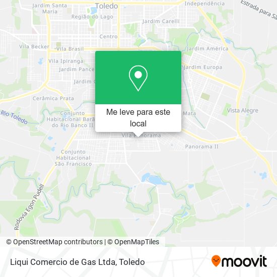 Liqui Comercio de Gas Ltda mapa