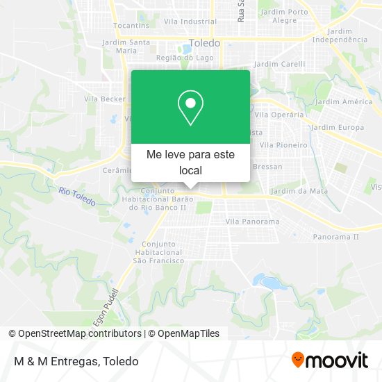 M & M Entregas mapa