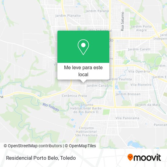 Residencial Porto Belo mapa