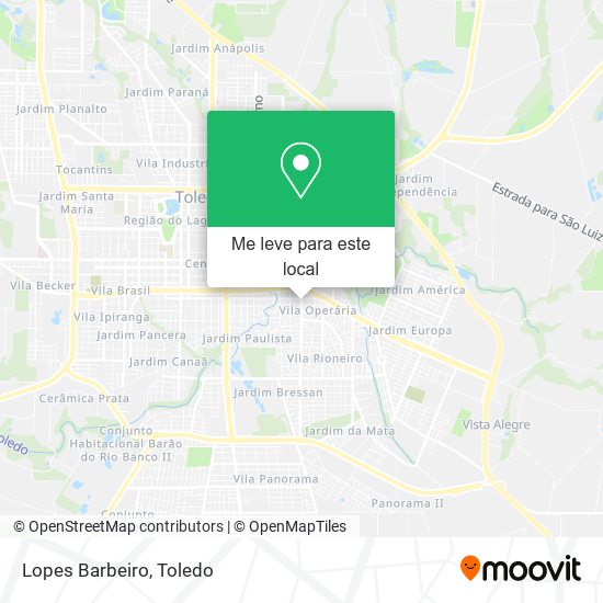 Lopes Barbeiro mapa