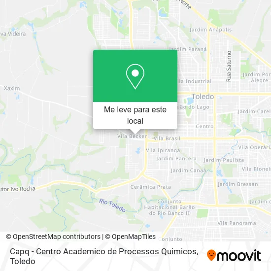 Capq - Centro Academico de Processos Quimicos mapa