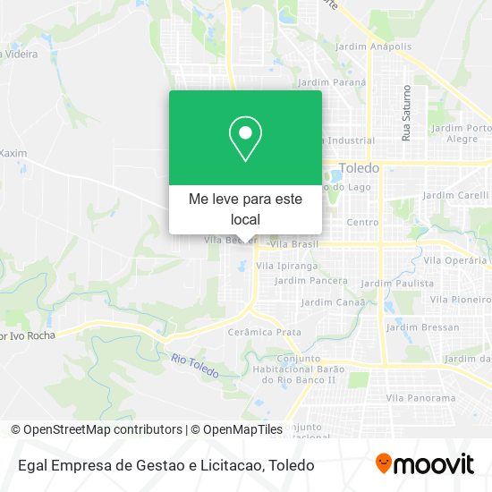 Egal Empresa de Gestao e Licitacao mapa
