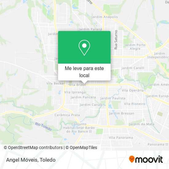 Angel Móveis mapa