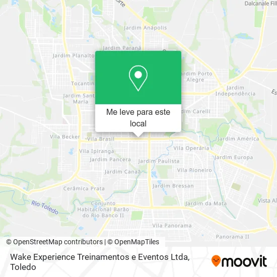 Wake Experience Treinamentos e Eventos Ltda mapa