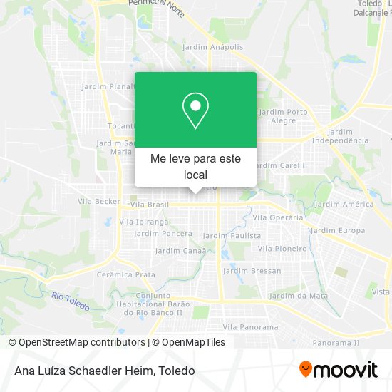 Ana Luíza Schaedler Heim mapa