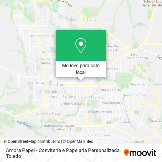 Amora Papel - Conviteria e Papelaria Personalizada mapa