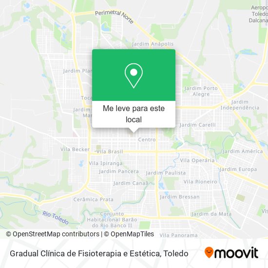 Gradual Clínica de Fisioterapia e Estética mapa