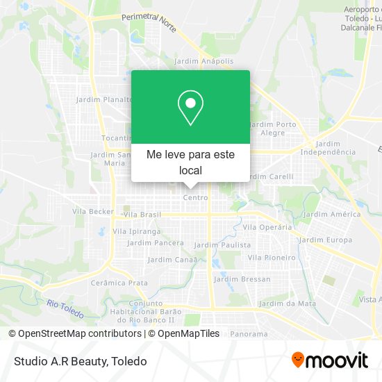 Studio A.R Beauty mapa