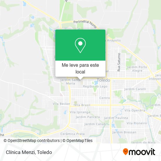 Clínica Menzi mapa