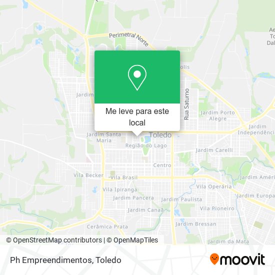 Ph Empreendimentos mapa