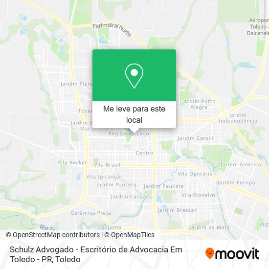 Schulz Advogado - Escritório de Advocacia Em Toledo - PR mapa