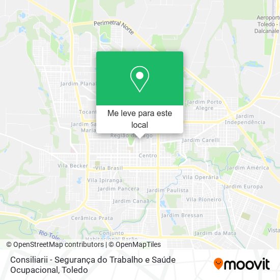 Consiliarii - Segurança do Trabalho e Saúde Ocupacional mapa