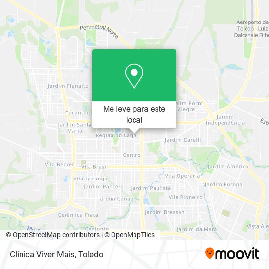 Clínica Viver Mais mapa