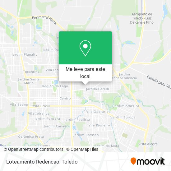 Loteamento Redencao mapa