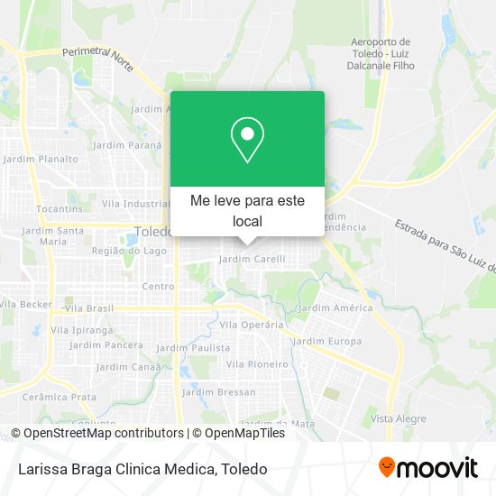 Larissa Braga Clinica Medica mapa