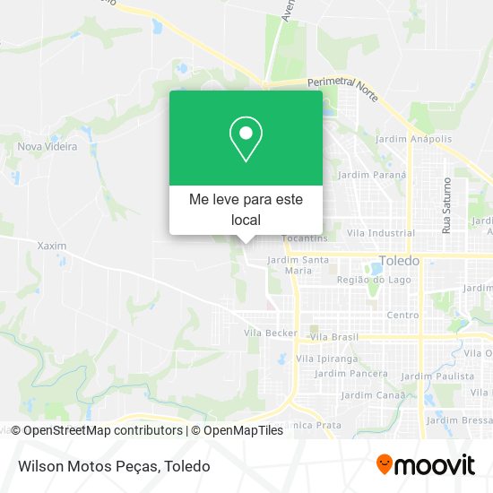 Wilson Motos Peças mapa