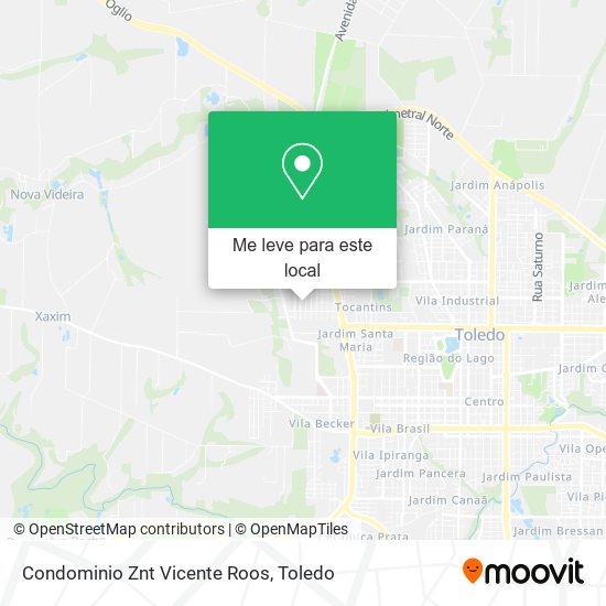 Condominio Znt Vicente Roos mapa