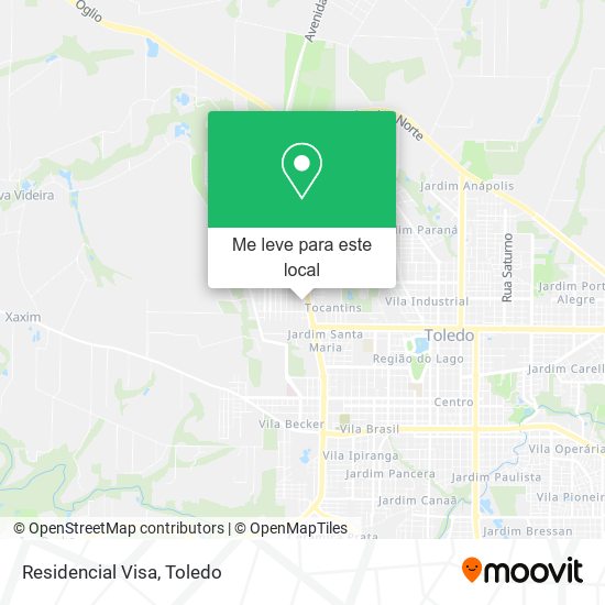 Residencial Visa mapa