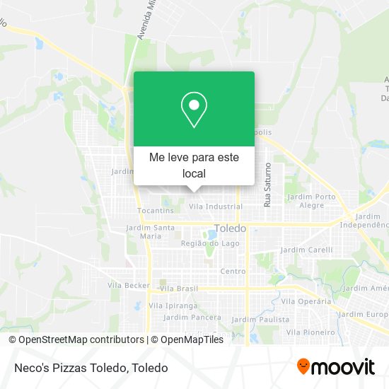 Neco's Pizzas Toledo mapa