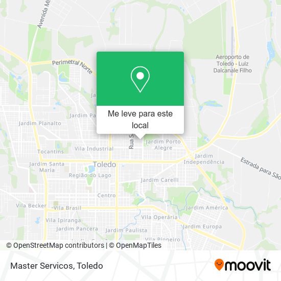 Master Servicos mapa