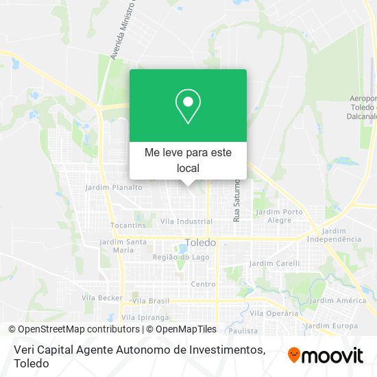 Veri Capital Agente Autonomo de Investimentos mapa