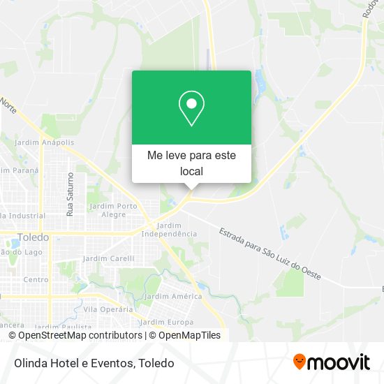 Olinda Hotel e Eventos mapa