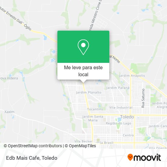 Edb Mais Cafe mapa