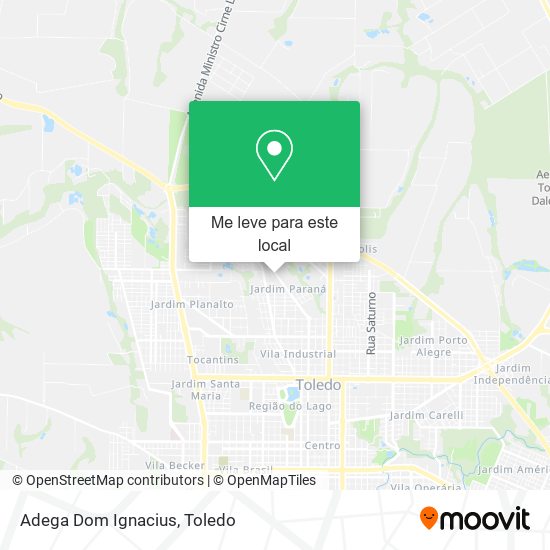 Adega Dom Ignacius mapa