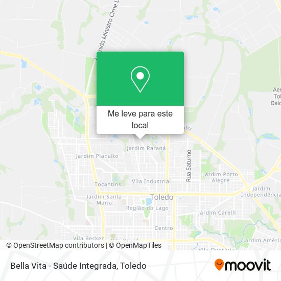 Bella Vita - Saúde Integrada mapa