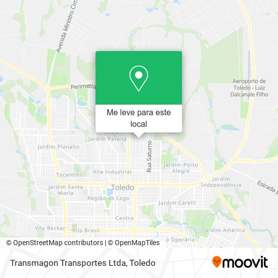 Transmagon Transportes Ltda mapa