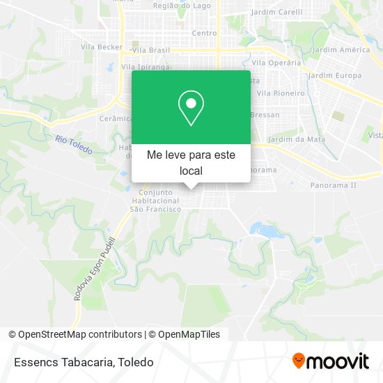 Essencs Tabacaria mapa