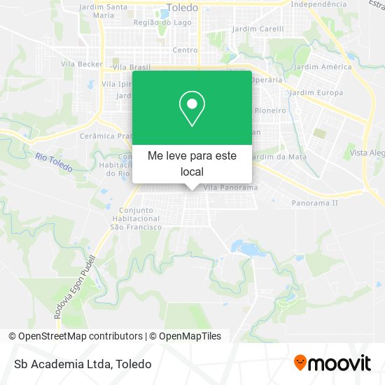 Sb Academia Ltda mapa