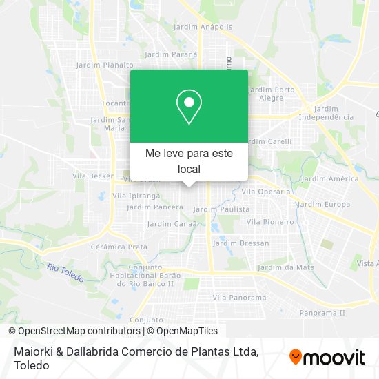Maiorki & Dallabrida Comercio de Plantas Ltda mapa