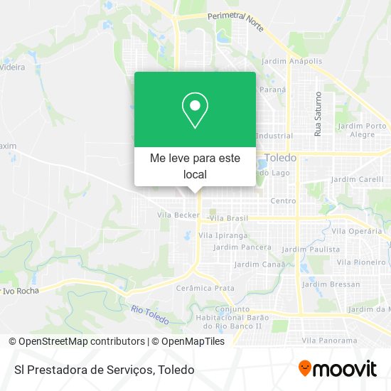 Sl Prestadora de Serviços mapa