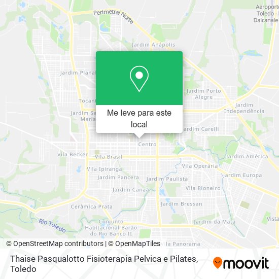 Thaise Pasqualotto Fisioterapia Pelvica e Pilates mapa