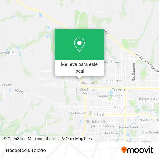 Hespercell mapa