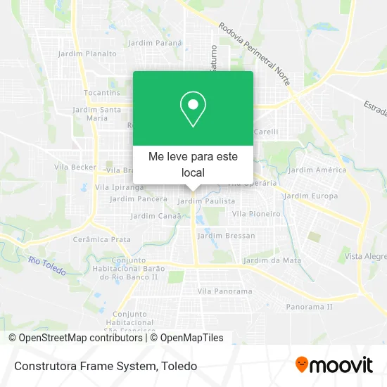 Construtora Frame System mapa