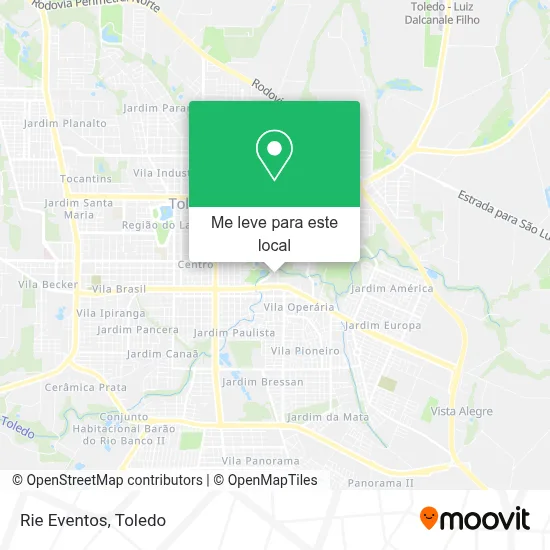 Rie Eventos mapa