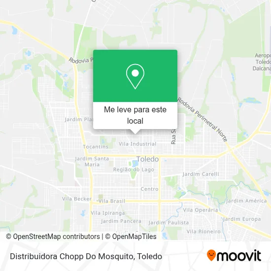 Distribuidora Chopp Do Mosquito mapa