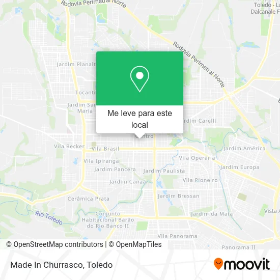 Made In Churrasco mapa