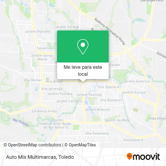 Auto Mix Multimarcas mapa