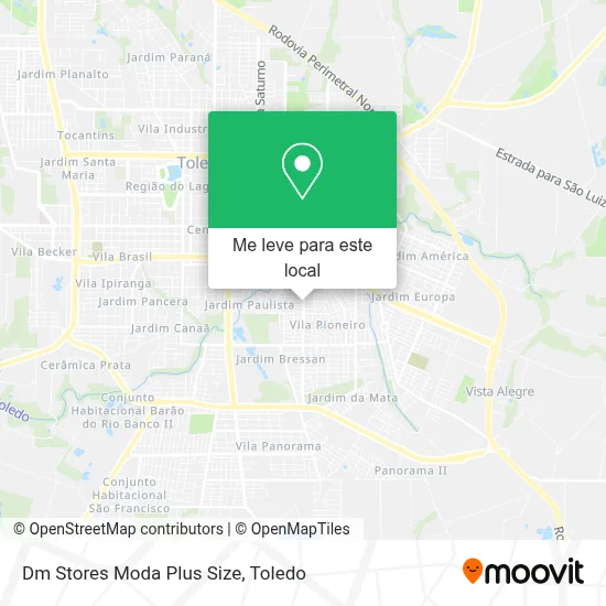 Dm Stores Moda Plus Size mapa