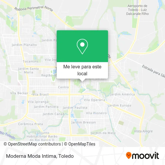 Moderna Moda Intima mapa