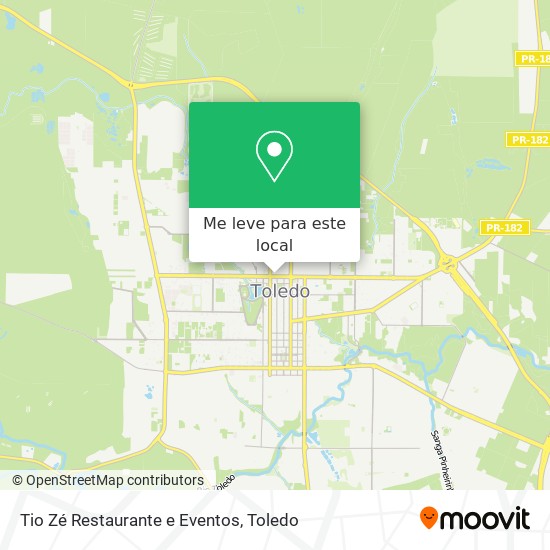 Tio Zé Restaurante e Eventos mapa