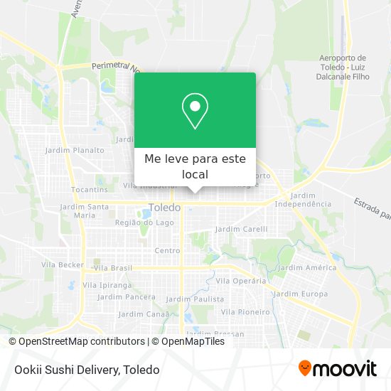 Ookii Sushi Delivery mapa